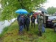 Regen voor en tijdens de wedstrijd